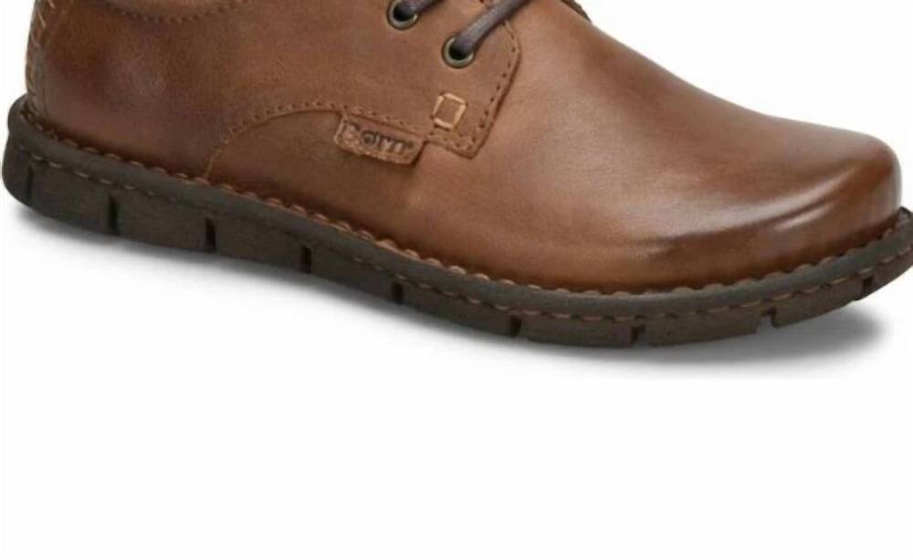 NEW BORN men's soledad lace up casual shoes in brown (avana)
